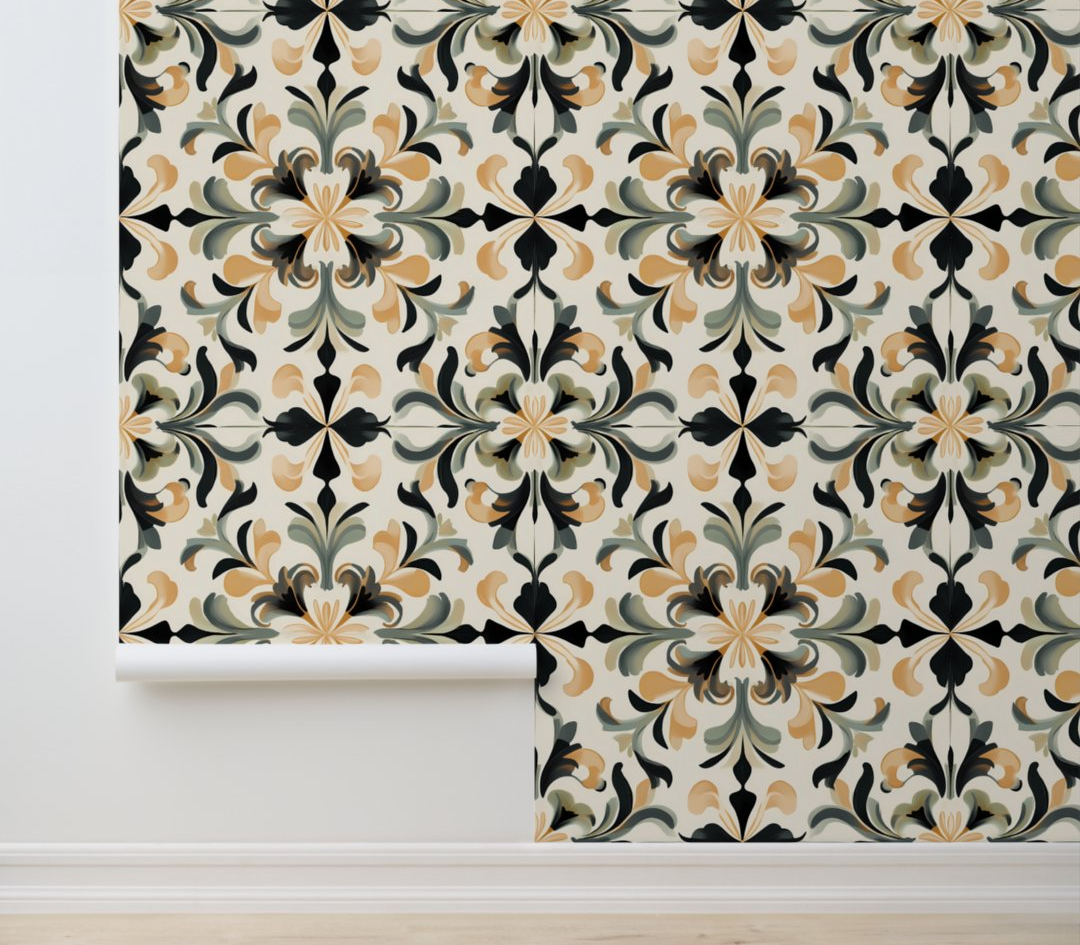 Golden Harmony Peel and Stick Wallpaper