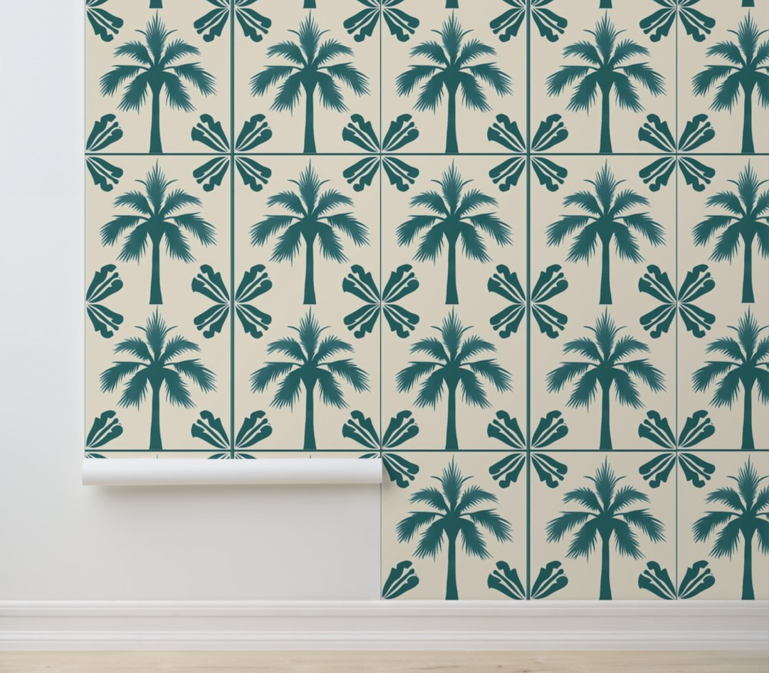 Vibrant Cabana Peel and Stick Wallpaper 