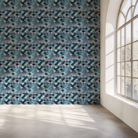 Large-Hall-Wall—Modern-Wave-Pattern-lr peel and stick wallpaper watercolor