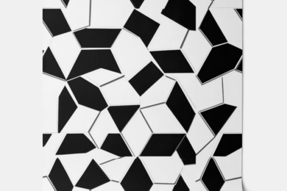 Monochrome Mosaic Marvel Peel and Stick Wallpaper