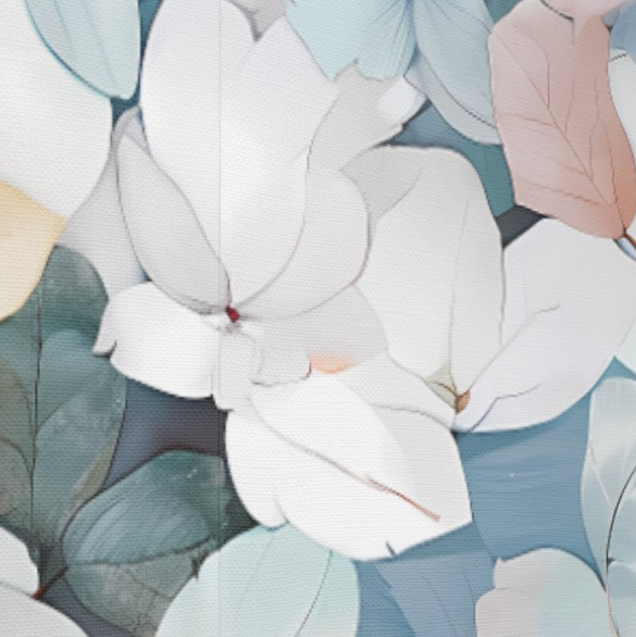 Wallpaper Muted Flowers 2 peel and stick wallpaper