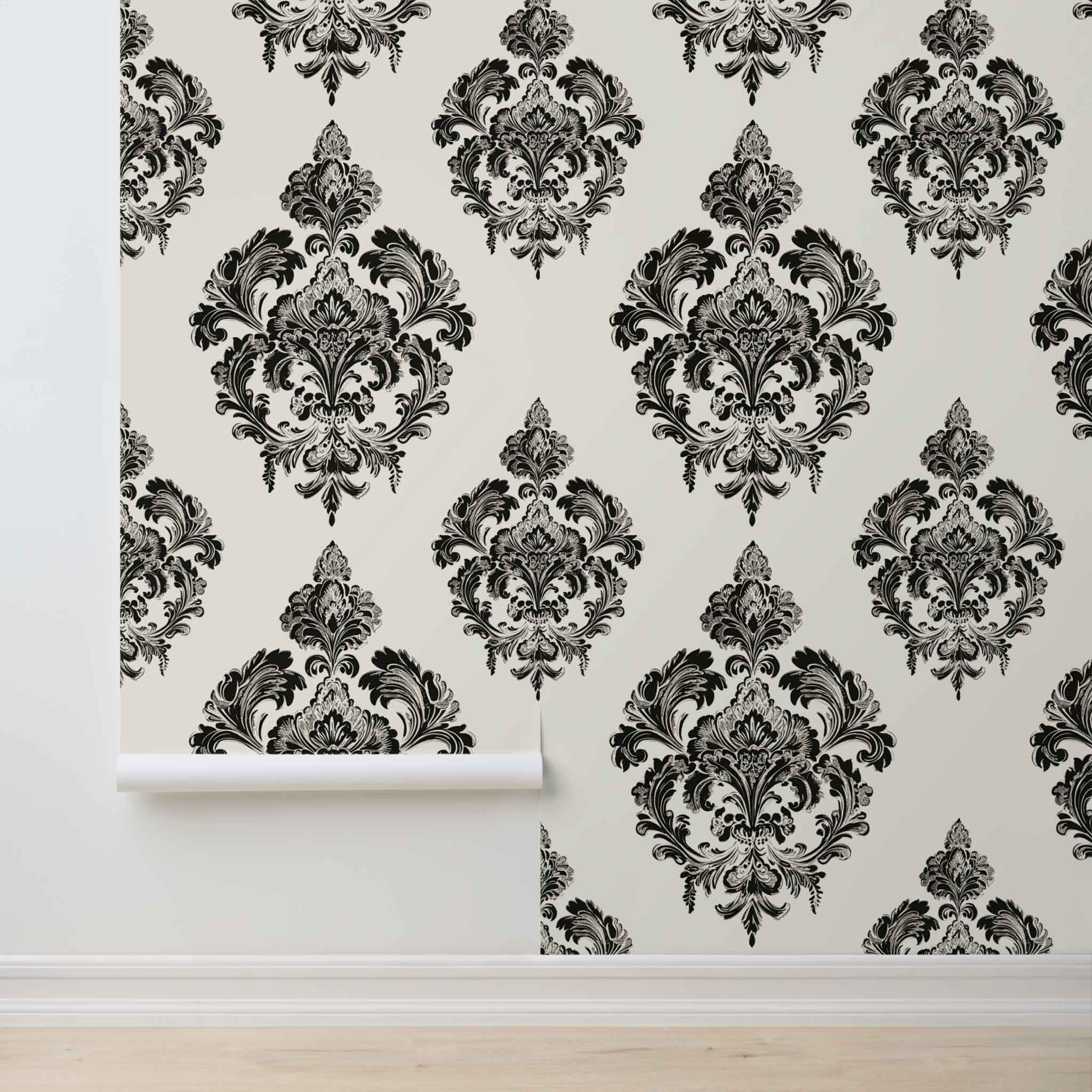 Vintage Baroque Elegance Peel and Stick Wallpaper