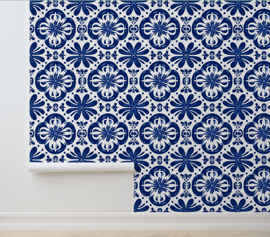 blue wallpaper