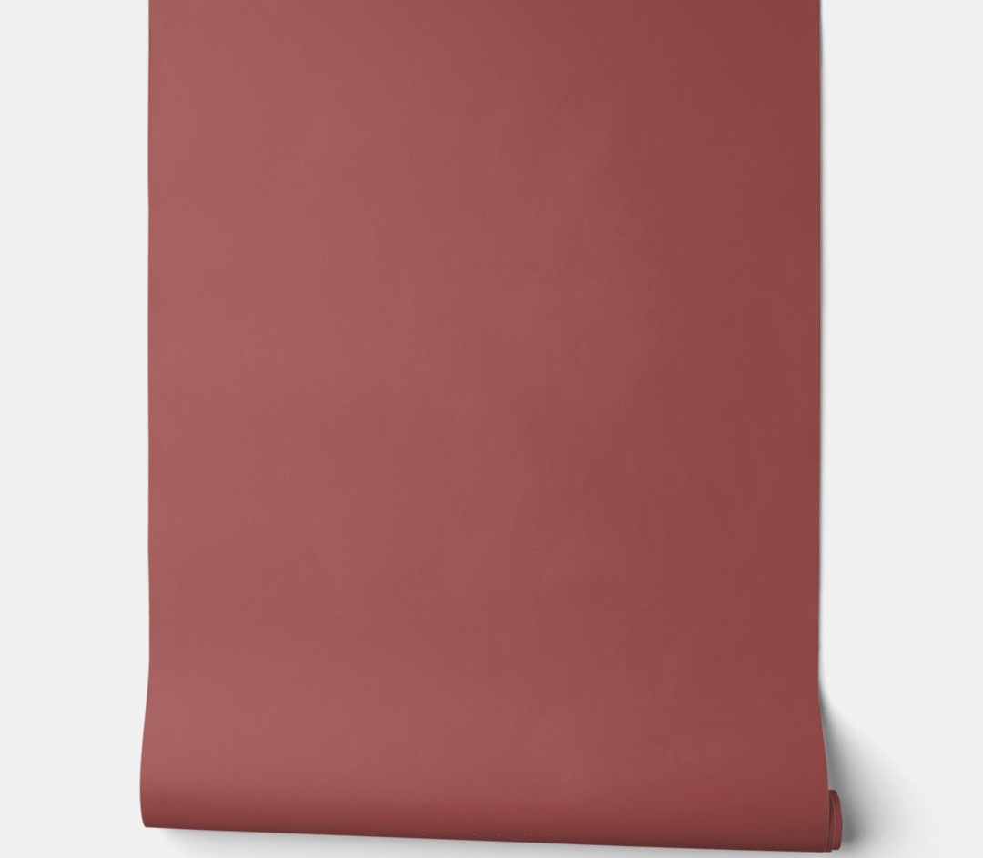 Dark Dusty Rose Elegance - Rose - Modern Classic Peel and Stick Wallpaper