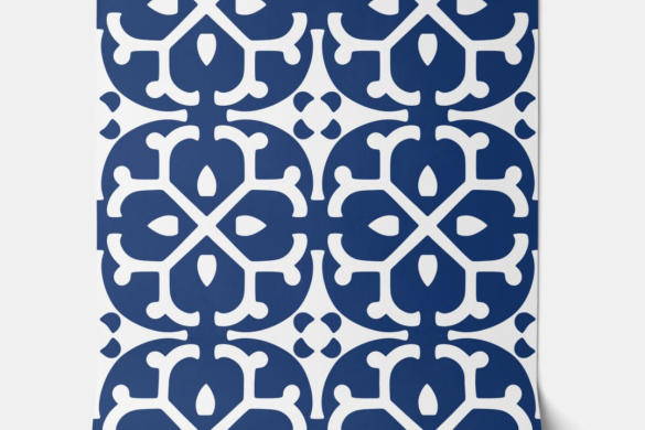 white and blue wallpaper