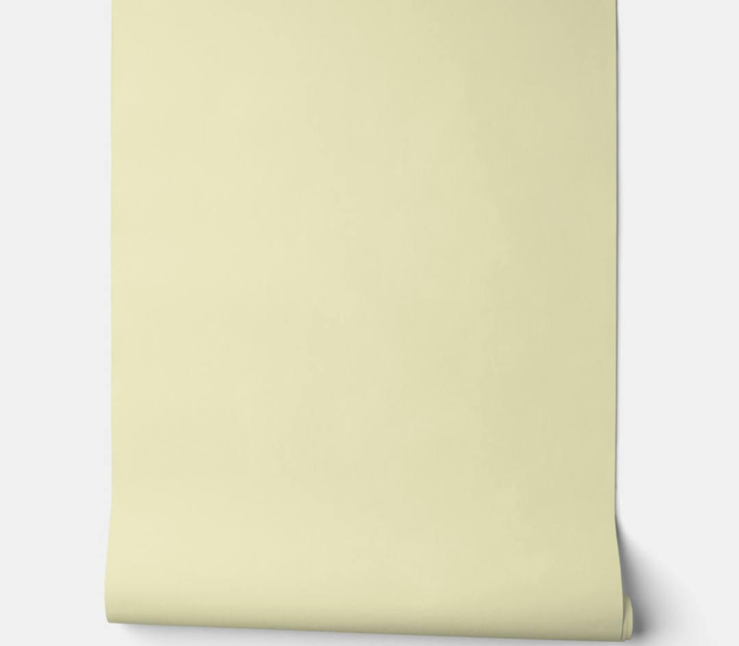 Sunny Glow - Pale Yellow - Minimalist Peel and Stick Wallpaper