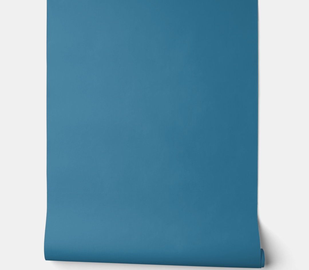 Azure Calm - Deep Blue - Modern Style Peel and Stick Wallpaper