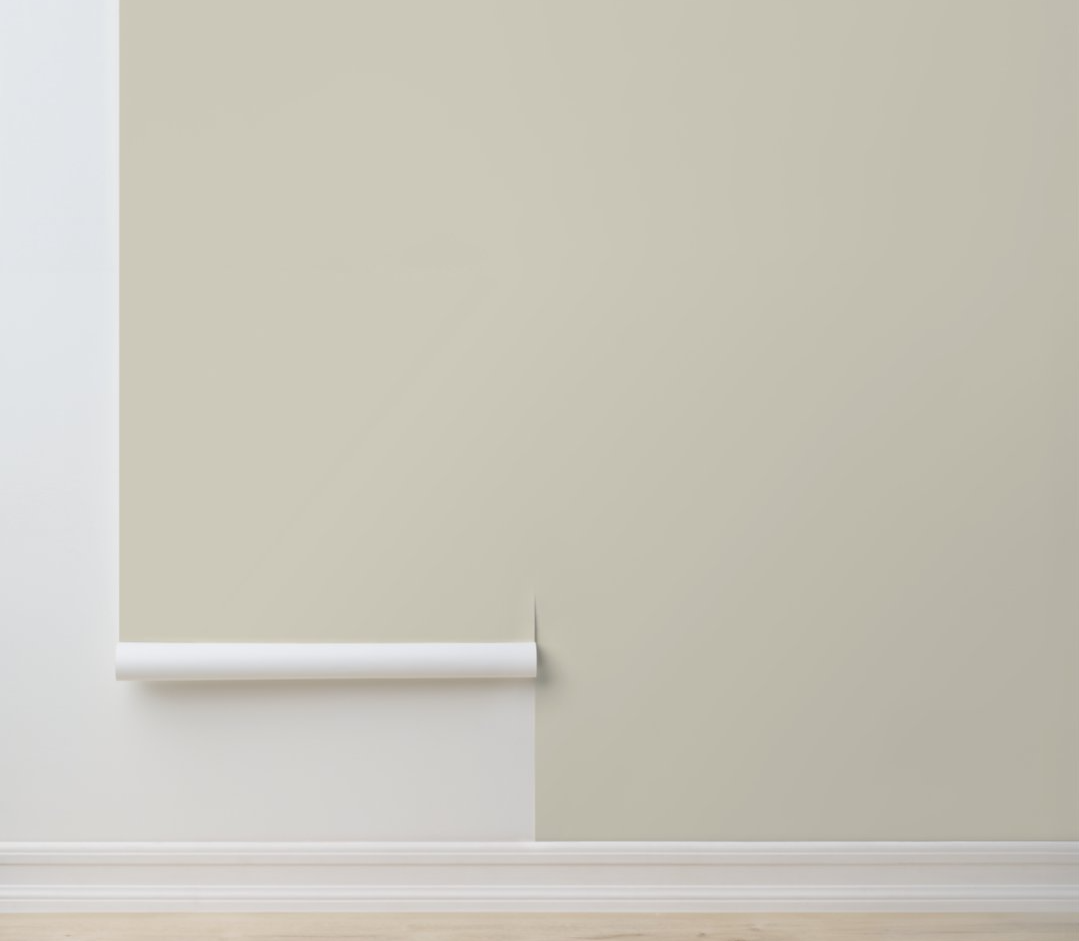 Soft Cream Simplicity - Cream - Minimalist Chic Peel and Stick Wallpaper