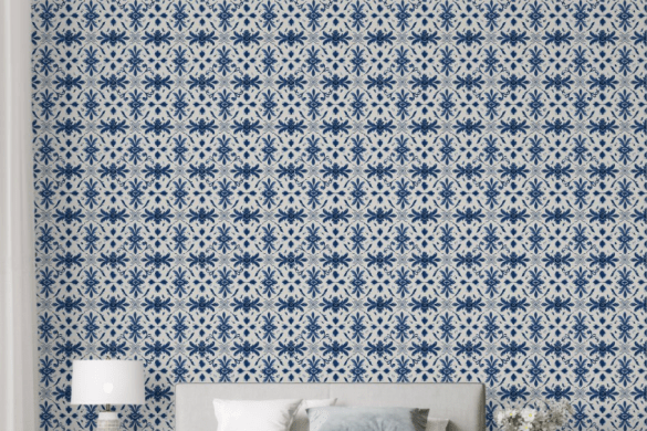 Portuguese Azulejo - best peel and stick wallpaper