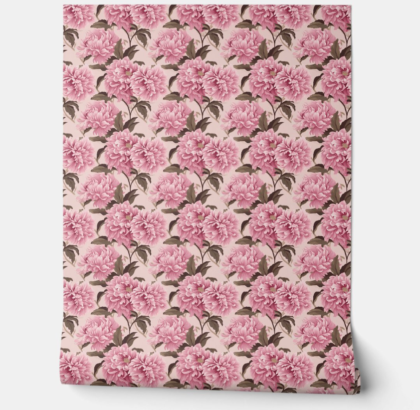 Blush Bloom Elegance Mini - Blush Pink and Taupe - French Country