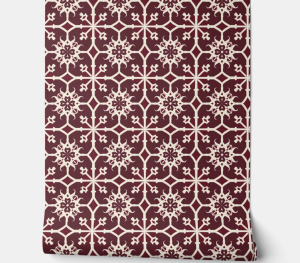 Crimson Harmony Petite - Burgundy & Cream - Sophisticated Design