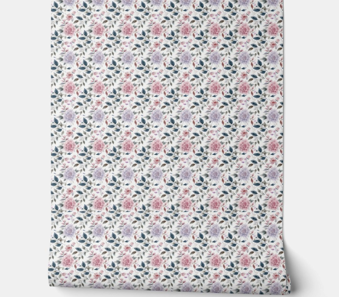 Enchanted Garden Mini - Pink, Purple, Blue - Organic Modern