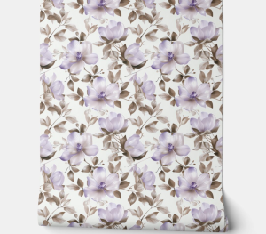 Lavender Grace Petite - Purple, Beige - Organic Modern