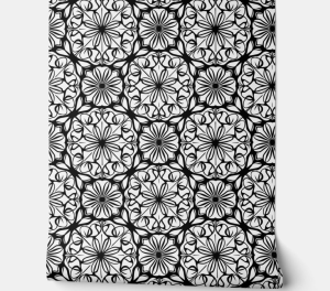 Monochrome Bloom Petite - Black and White - Eclectic