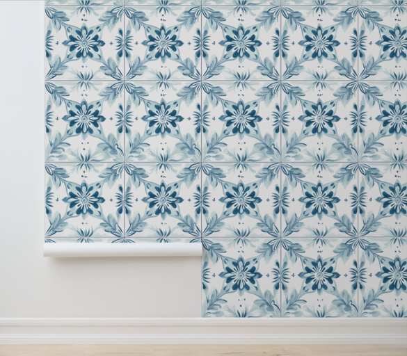 3 peel and stick wallpaper watercolor