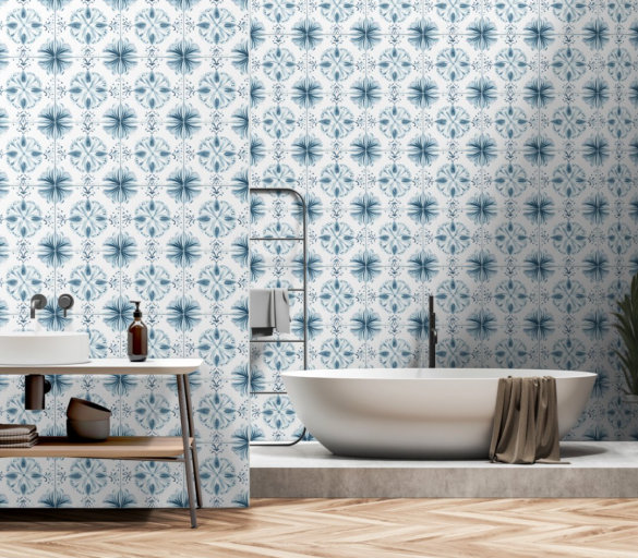 4 peel and stick wallpaper for bathroom