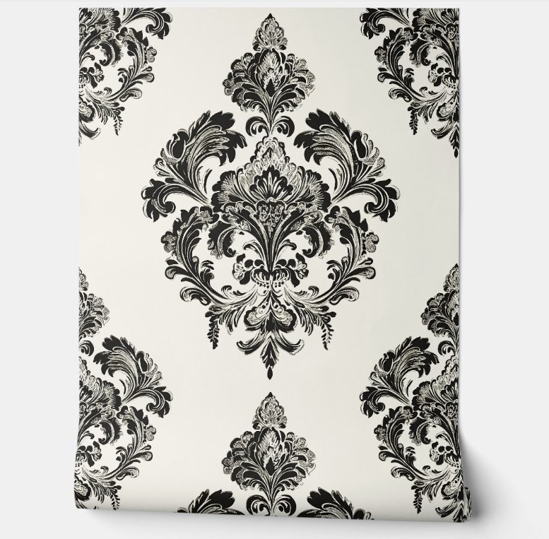 Baroque Grandeur removable wallpaper