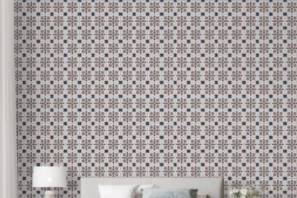 Bedroom peelable wallpaper Sunset Blossom Bedroom peelable wallpaper Sunset Blossom