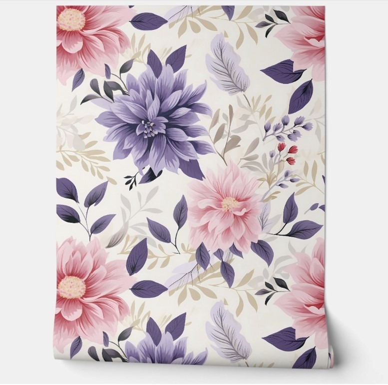 Floral Bliss floral wallpaper