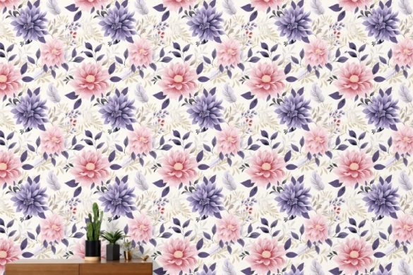Floral Bliss renter friendly wallpaper Floral Bliss renter friendly wallpaper