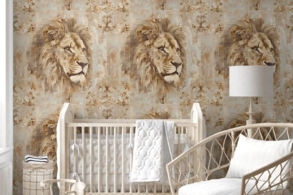Kid’s peel and stick wallpaper Noble Lion Kid's peel and stick wallpaper Noble Lion