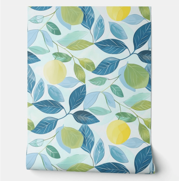 Lemon Grove Bliss best peel & stick wallpaper designs