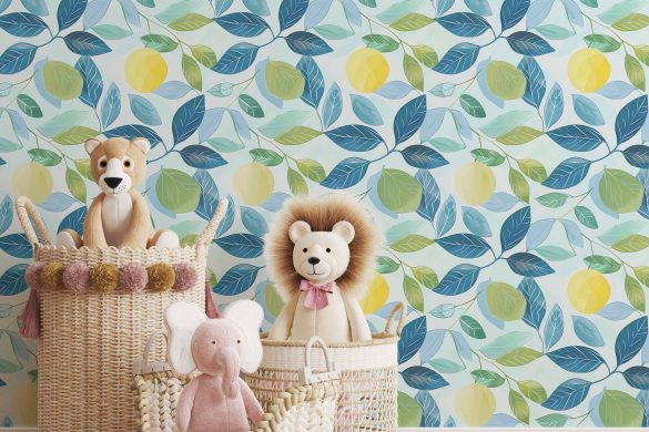 Lemon Grove Bliss peel and stick wallpaper nursery Lemon Grove Bliss peel and stick wallpaper nursery