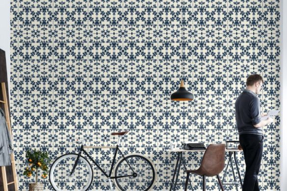 Living room peel and stick wallpaper Botanical Elegance Living room peel and stick wallpaper Botanical Elegance