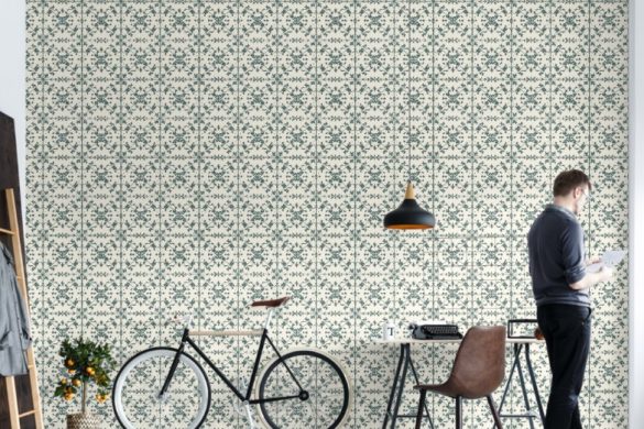 Living room peel & stick wallpaper Vintage Ivy Scroll Living room peel & stick wallpaper Vintage Ivy Scroll