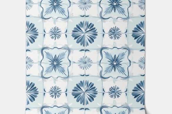 Ocean Harmony Tiles removable wallpaper