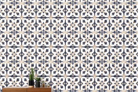 Regal Diamond Tiles peel and stick wallpaper Regal Diamond Tiles peel and stick wallpaper