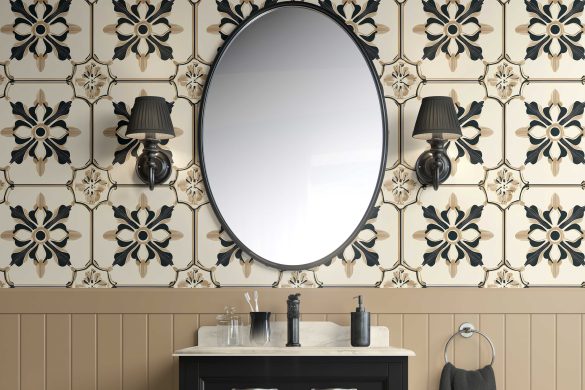 Timeless Floral Motif easy removable wallpaper Timeless Floral Motif easy removable wallpaper