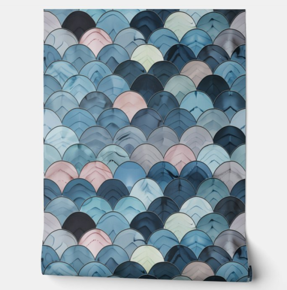 Wallpaper Scales 2 2 peel and stick wallpaper