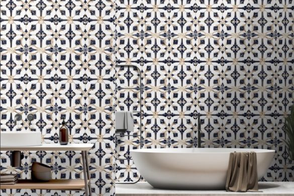 bathroom peel & stick wallpaper Regal Diamond Tiles bathroom peel & stick wallpaper Regal Diamond Tiles