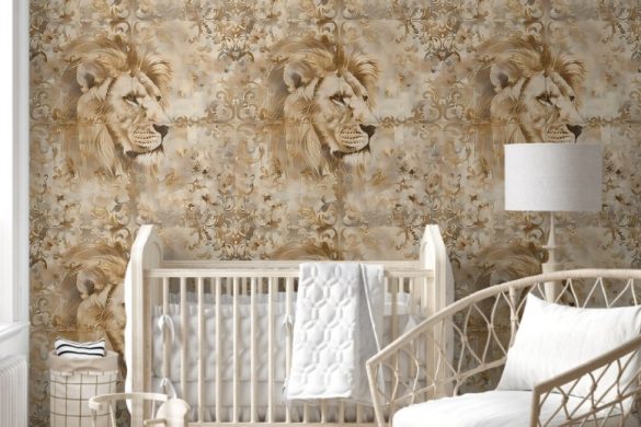 kids peel and stick wallpaper Regal Lion Essence kids peel and stick wallpaper Regal Lion Essence
