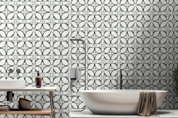peel and stick wallpaper bathroom ideas Geometric Floral elegance peel and stick wallpaper bathroom ideas Geometric Floral elegance