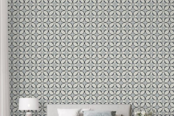peel and stick wallpaper bedroom ideas Geometric Floral Elegance peel and stick wallpaper bedroom ideas Geometric Floral Elegance