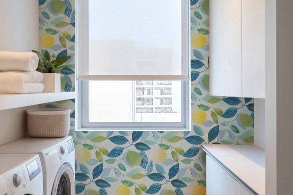 peel and stick wallpaper laundry room Lemon grove Bliss peel and stick wallpaper laundry room Lemon grove Bliss