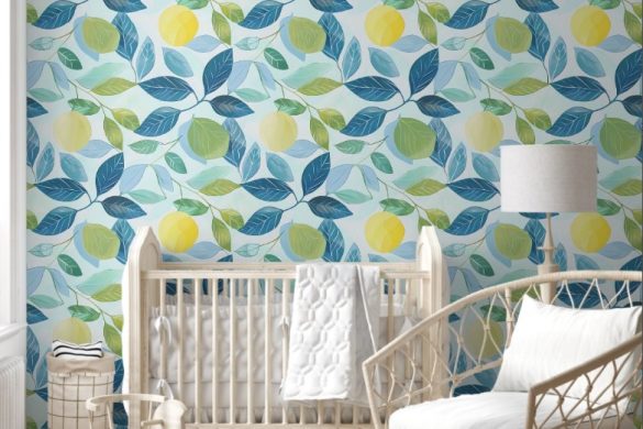 peel and stick wallpaper nursery Lemon Grove Bliss peel and stick wallpaper nursery Lemon Grove Bliss