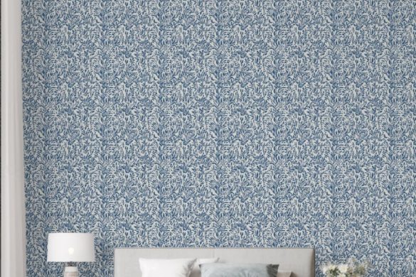 Botanical Serenity Bedroom peel and stick wallpaper Botanical Serenity Bedroom peel and stick wallpaper
