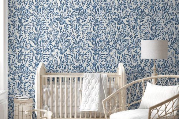 Botanical Serenity peel & stick wallpaper for Nursery Botanical Serenity peel & stick wallpaper for Nursery