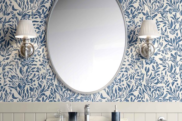 Botanical Serenity- renter friendly wallpaper Botanical Serenity- renter friendly wallpaper