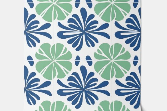 Coastal Leaf Harmony-removable wallpaper