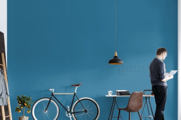 Azure Calm-Living room peel & stick wallpaper Azure Calm-Living room peel & stick wallpaper