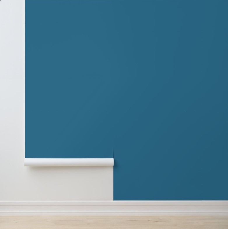 Azure Calm-peel and stick wallpaper renter friendly