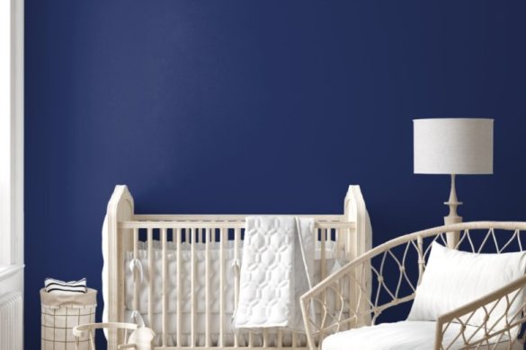 Classic Indigo Depths-peel & stick wallpaper-Nursery Classic Indigo Depths-peel & stick wallpaper-Nursery