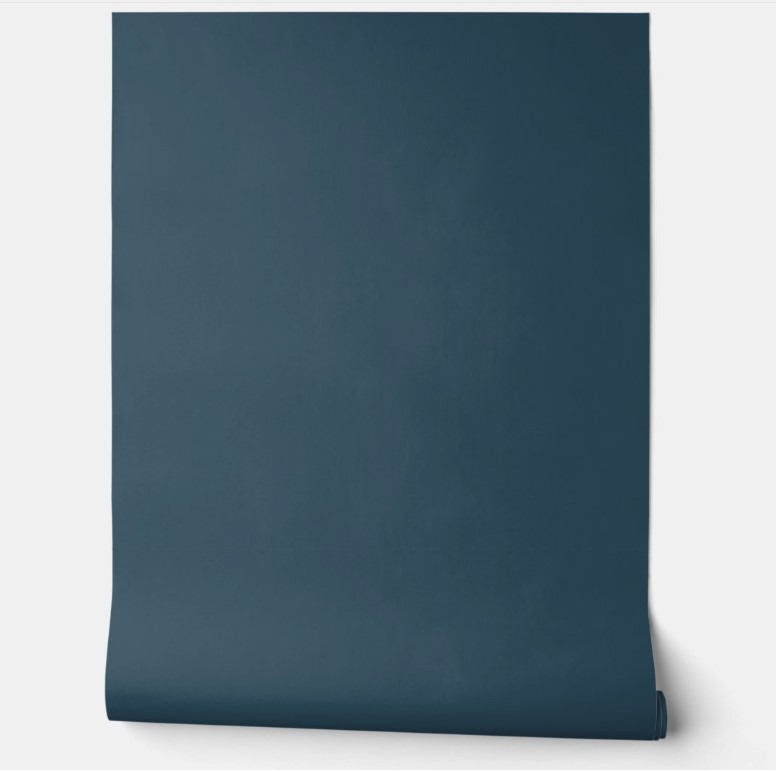 Deep Ocean Blue-easy removable wallpaper