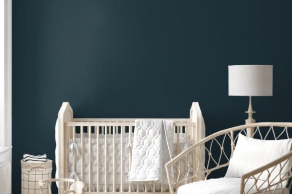 Deep Teal Serenity-removable wallpaper for nursery Deep Teal Serenity-removable wallpaper for nursery