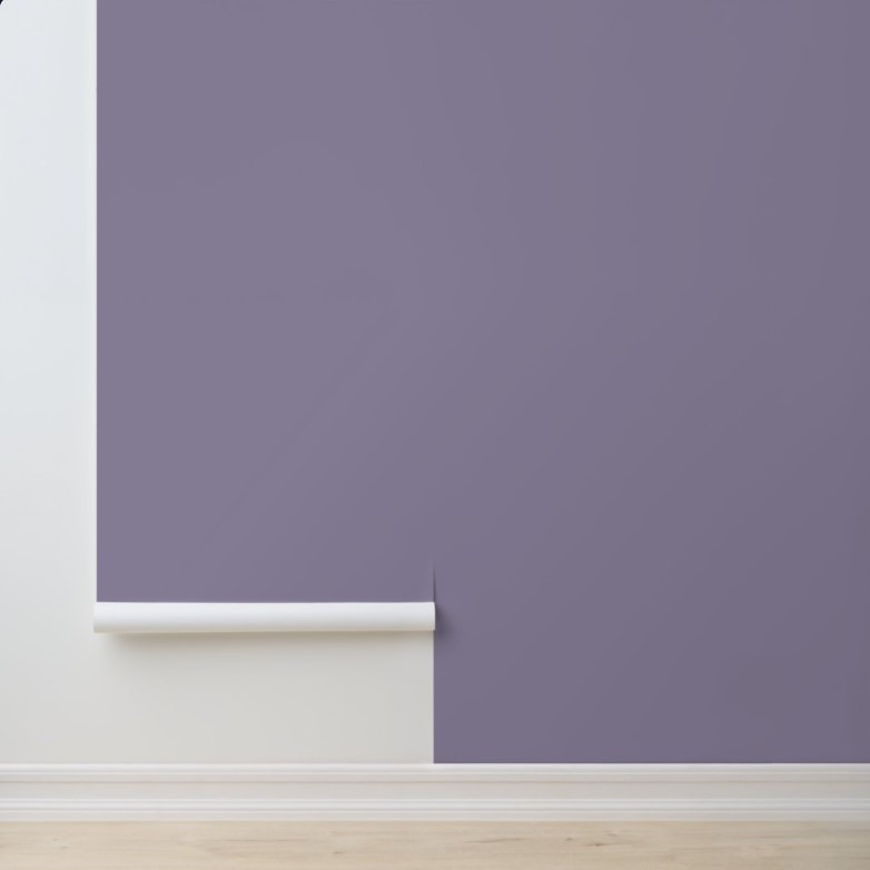 Light Periwinkle Serenity - Periwinkle - Pastel Chic Peel and Stick Wallpaper;