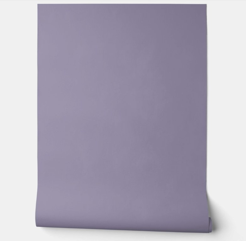 Light Periwinkle Serenity - Periwinkle - Pastel Chic Peel and Stick Wallpaper;
